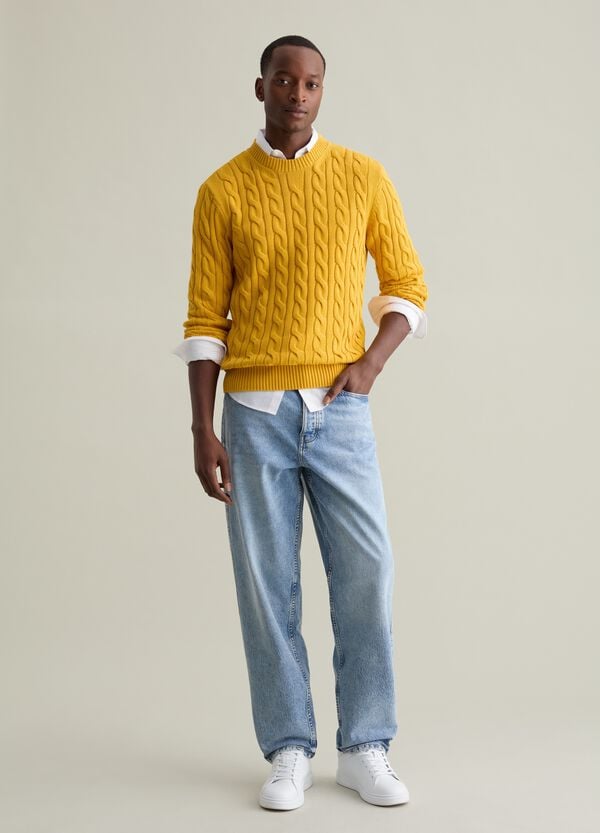 Ovs Pullover con lavorazione a treccia