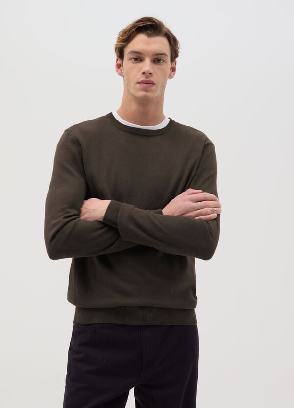 Ovs Pullover Con Scollo Rotondo