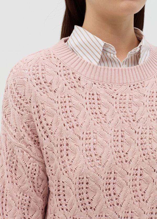 Ovs Pullover Crochet Girocollo