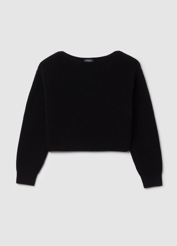 Ovs Pullover Crop In Maglia