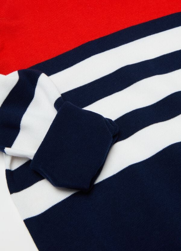 Ovs Pullover Girocollo Con Disegno A Righe
