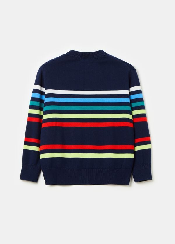Ovs Pullover Girocollo Con Disegno A Righe