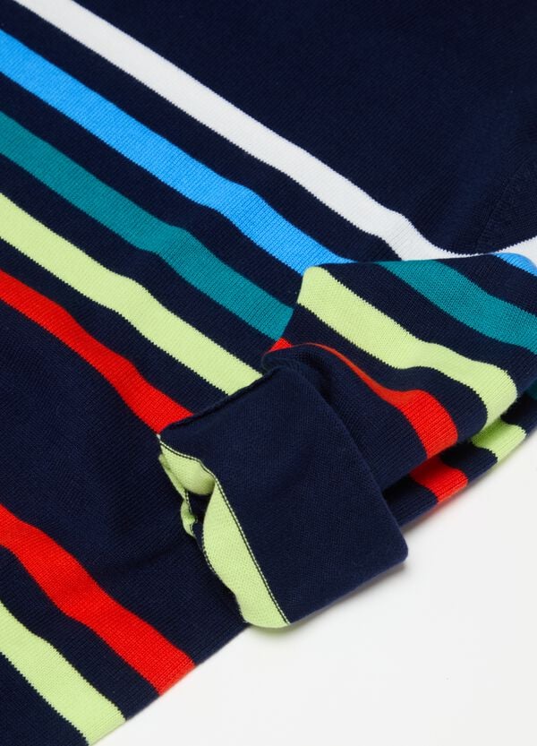 Ovs Pullover Girocollo Con Disegno A Righe