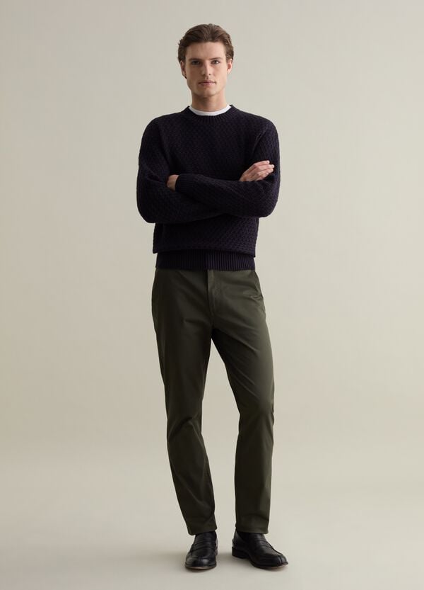 Ovs Pullover girocollo con trama lavorata