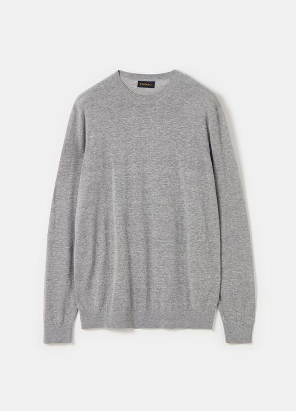 Ovs Pullover Girocollo In Cotone E Lino