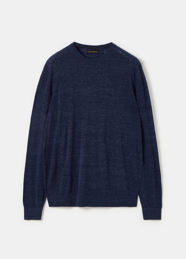 Ovs Pullover Girocollo In Cotone E Lino