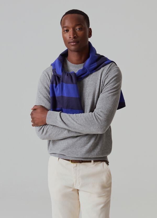 Ovs Pullover girocollo in cotone e lino