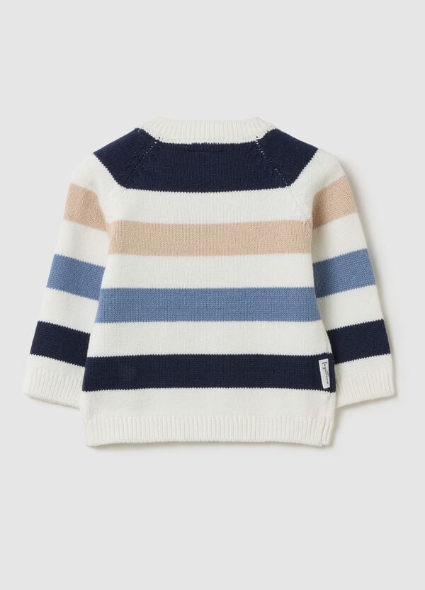 Ovs Pullover In Cotone A Righe