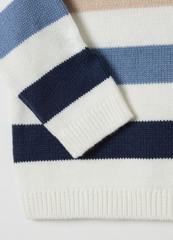 Ovs Pullover In Cotone A Righe