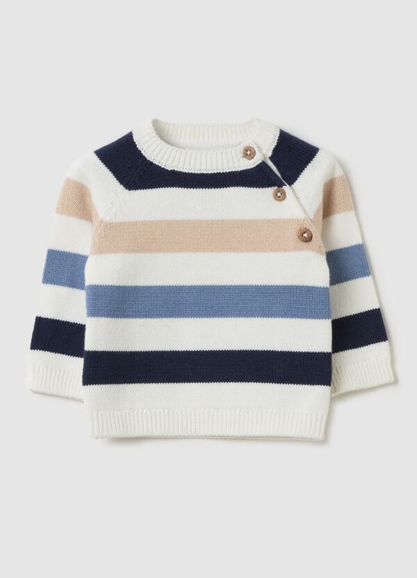 Ovs Pullover in cotone a righe