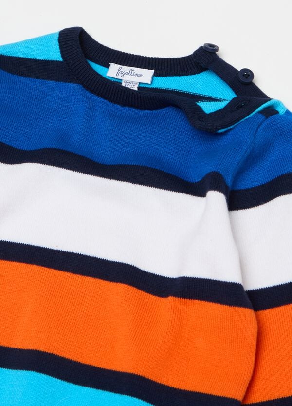 Ovs Pullover In Cotone A Righe