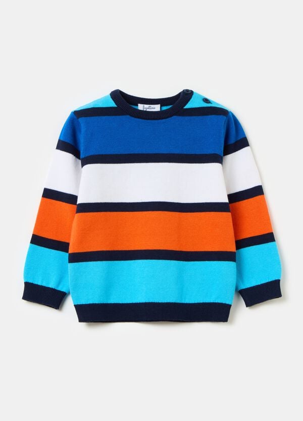 Ovs Pullover in cotone a righe