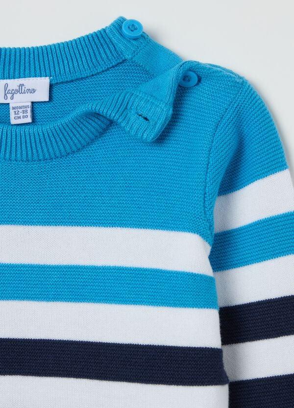 Ovs Pullover In Cotone A Righe