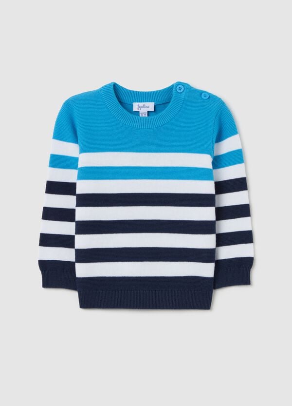 Ovs Pullover in cotone a righe