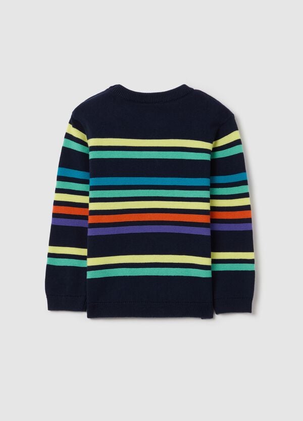Ovs Pullover In Cotone A Righe