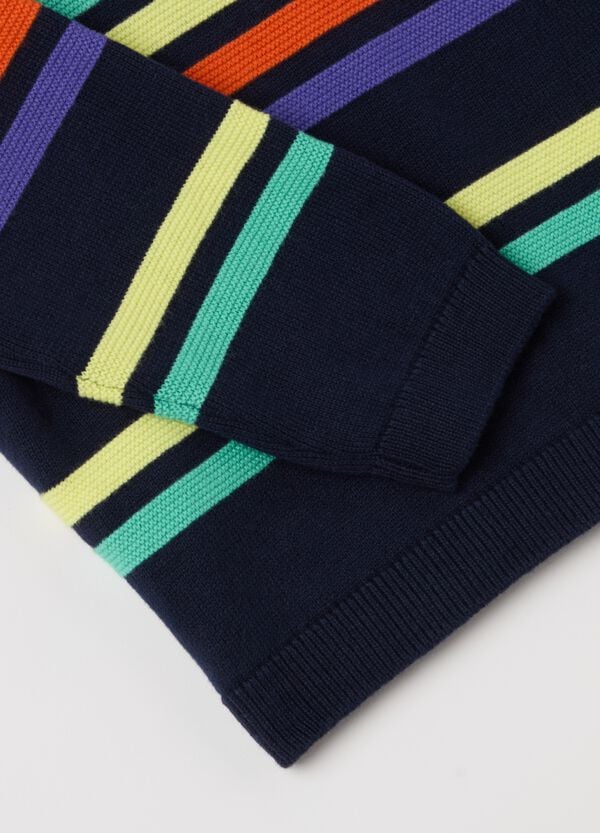 Ovs Pullover In Cotone A Righe