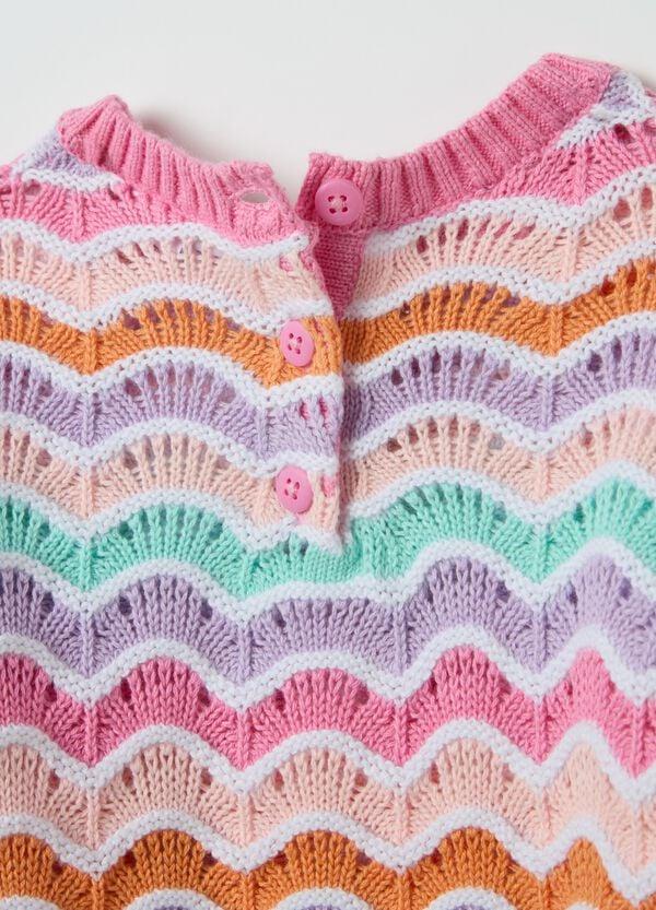 Ovs Pullover In Cotone Con Lavorazione Traforata