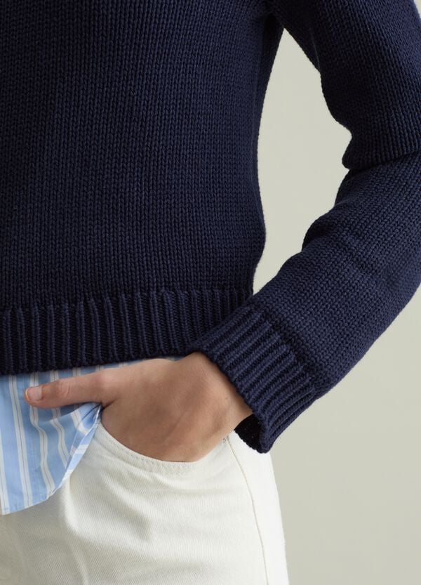 Ovs Pullover In Cotone Con Maniche Raglan