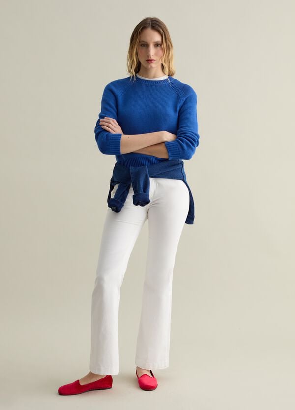 Ovs Pullover In Cotone Con Maniche Raglan