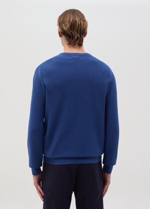 Ovs Pullover In Cotone Con Micro Trama