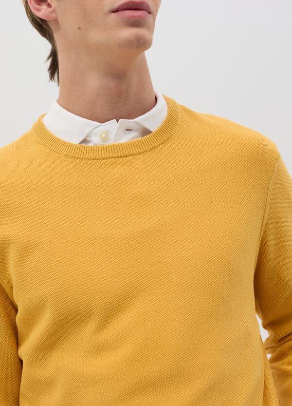 Ovs Pullover In Cotone Con Micro Trama