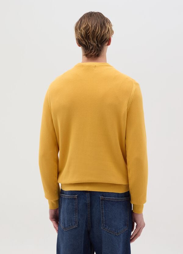 Ovs Pullover In Cotone Con Micro Trama