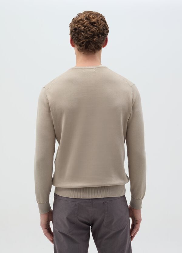 Ovs Pullover In Cotone Con Scollo Rotondo