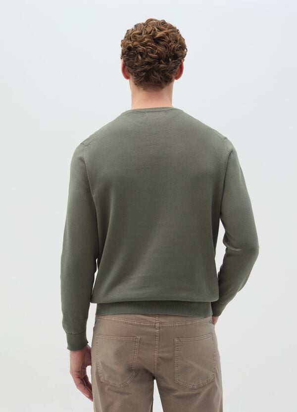 Ovs Pullover In Cotone Con Scollo Rotondo