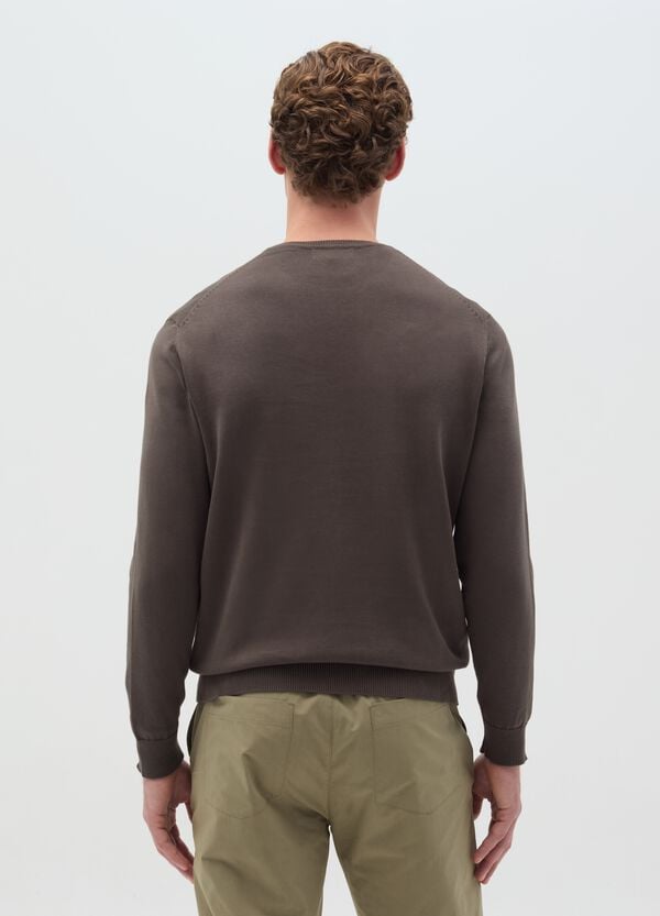 Ovs Pullover In Cotone Con Scollo Rotondo