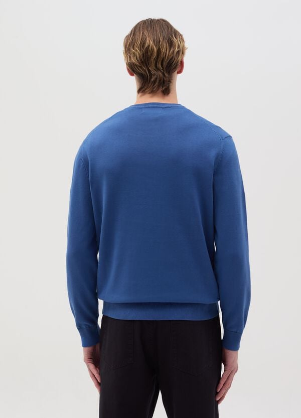 Ovs Pullover In Cotone Con Scollo Rotondo