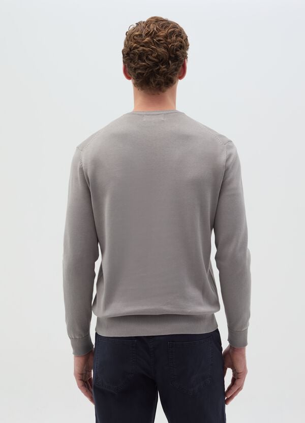 Ovs Pullover In Cotone Con Scollo Rotondo