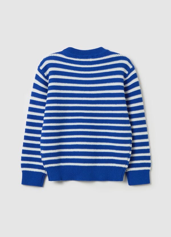 Ovs Pullover In Cotone Fantasia A Righe