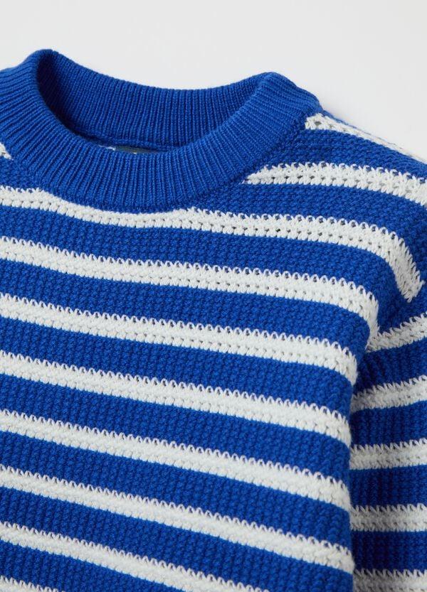 Ovs Pullover In Cotone Fantasia A Righe