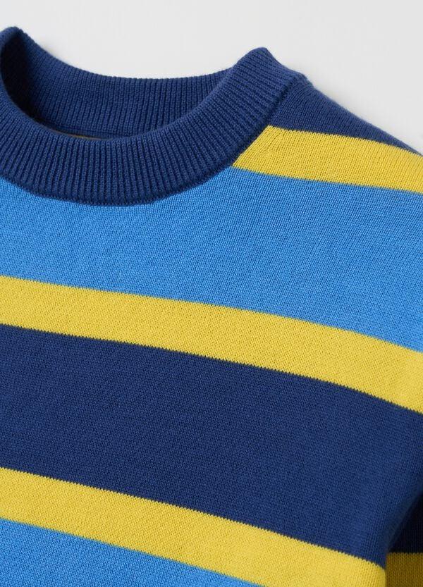 Ovs Pullover In Cotone In Fantasia A Righe