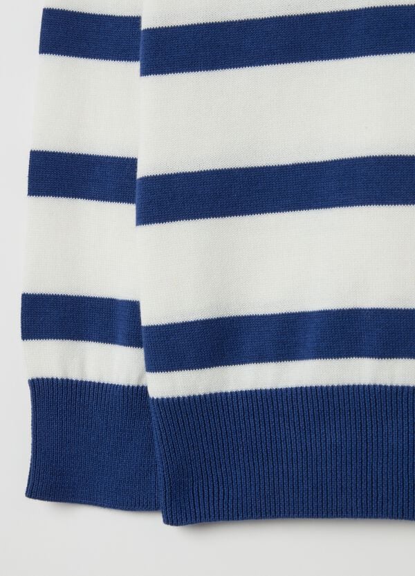 Ovs Pullover In Cotone In Fantasia A Righe
