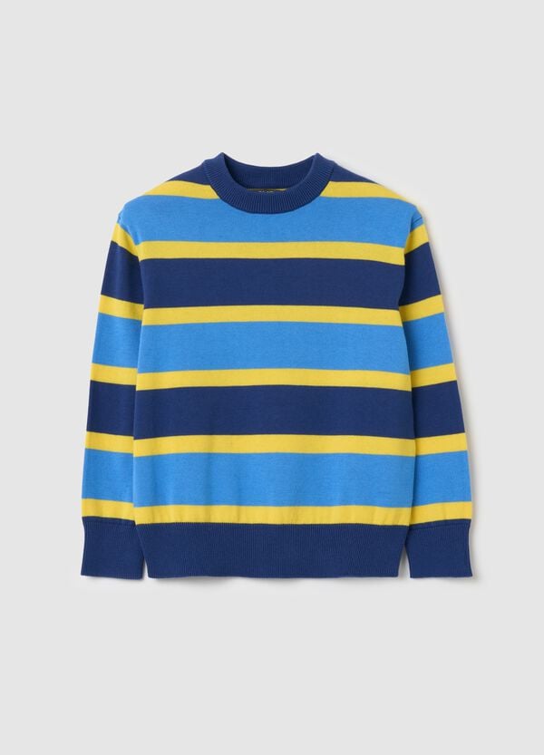 Ovs Pullover in cotone in fantasia a righe