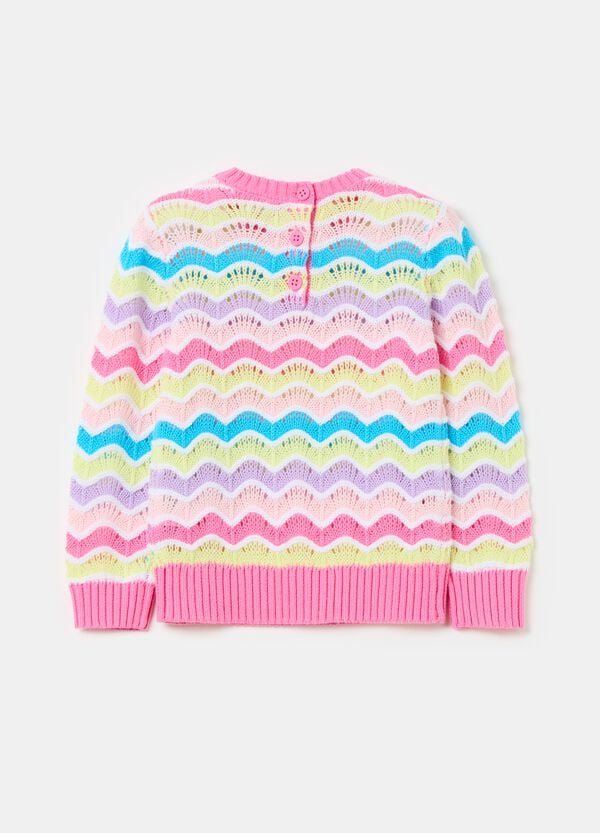 Ovs Pullover In Cotone Lavorazione Traforata