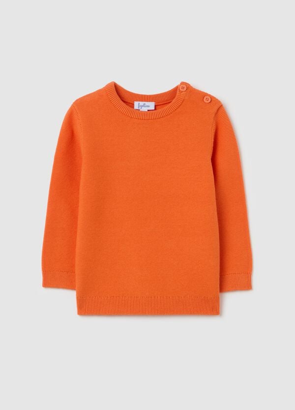 Ovs Pullover in cotone tinta unita