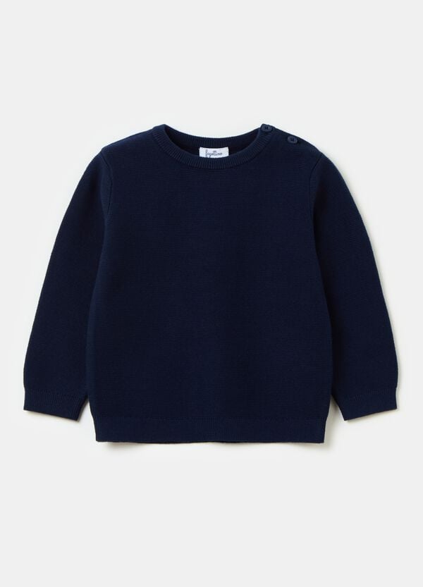 Ovs Pullover in cotone tinta unita