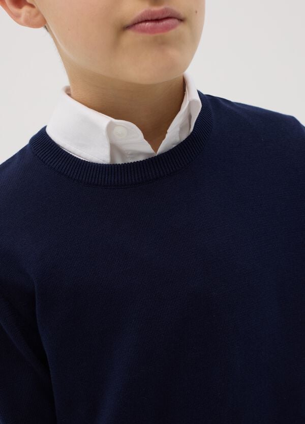 Ovs Pullover In Cotone Tinta Unita