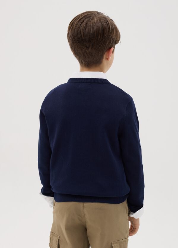 Ovs Pullover In Cotone Tinta Unita