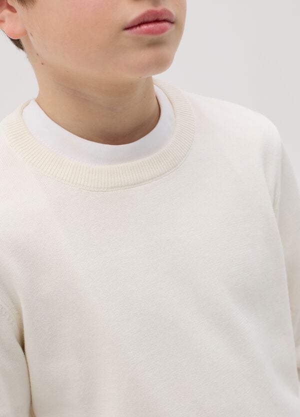 Ovs Pullover In Cotone Tinta Unita