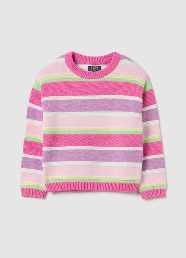 Ovs Pullover in fantasia a righe con lurex
