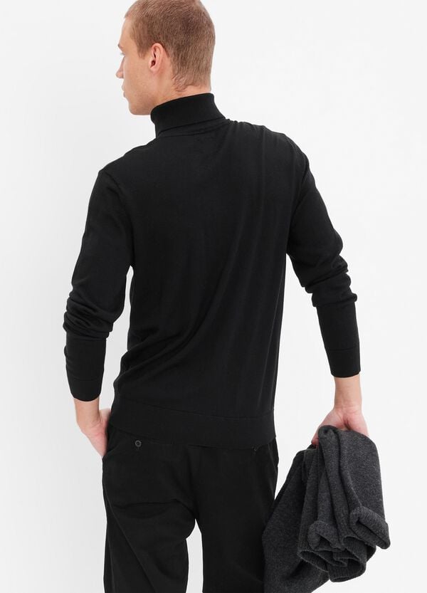Ovs Pullover In Lana Merino A Collo Alto