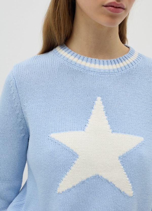 Ovs Pullover Jacquard Con Stella
