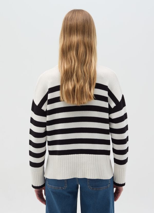 Ovs Pullover Oversize A Righe