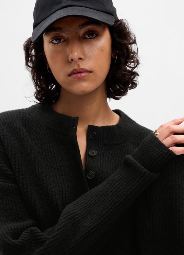 Ovs Pullover Oversize Scollo Serafino