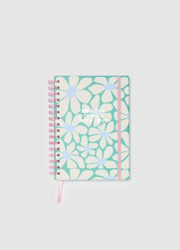Ovs Quaderno a spirale con stampa a fiori