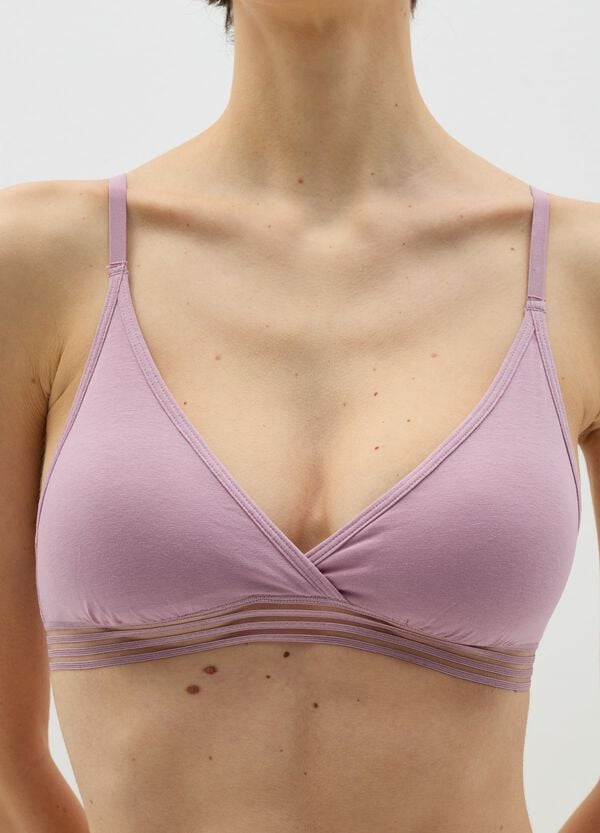 Ovs Reggiseno A Triangolo Soft In Cotone Stretch