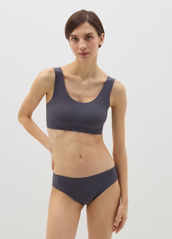 Ovs Reggiseno Bralette a costine senza cuciture
